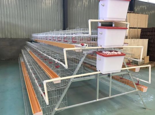 Farm Battery 2.5mm Egg Chicken Cage A Type Breeding