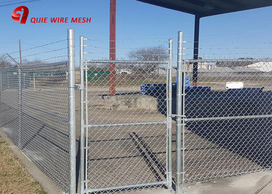 Flexible Six Foot Chain Link Fence Fabric Corrosion And Rust Resistance