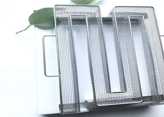M Shape 205*200*50mm Metal Wire Mesh For Food Meat Barbrcue Mesh In Summer
