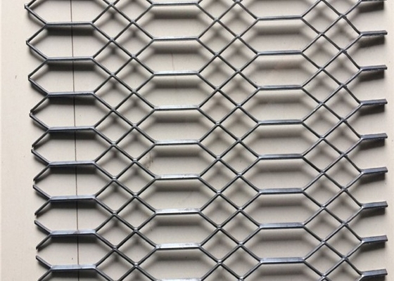 Perforated Aluminium Expanded Metal Mesh Screen Anodized Finish